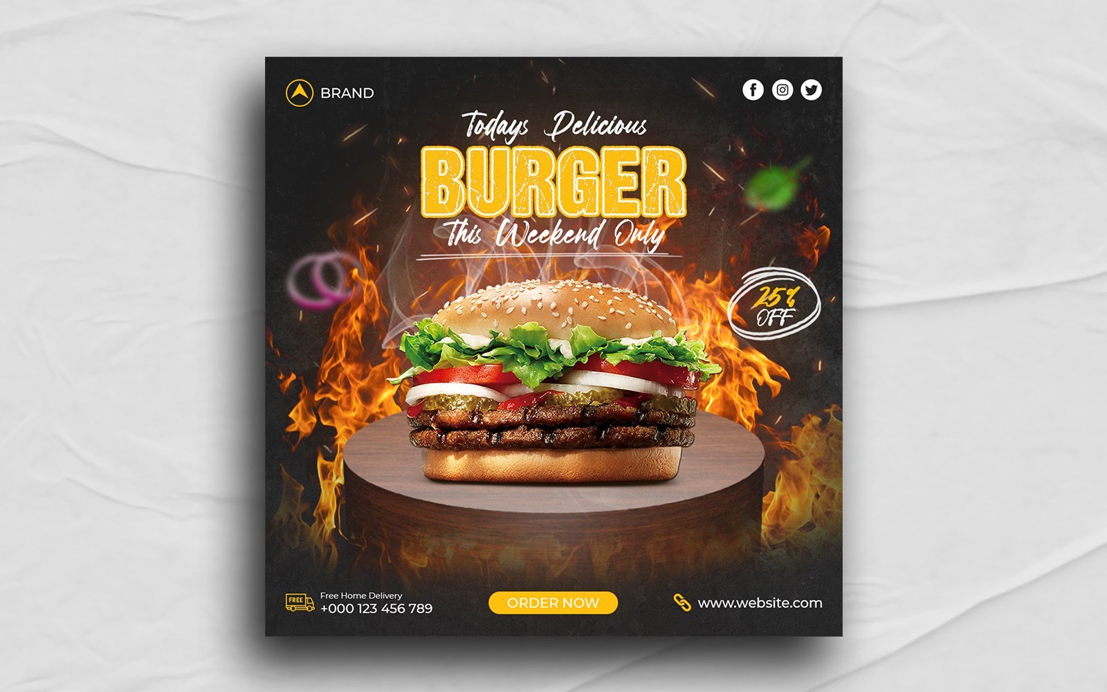 Kit Graphique #205364 Burger Sale Divers Modles Web - Logo template Preview