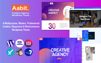 Aabit - Startup & Multipurpose WordPress Theme
