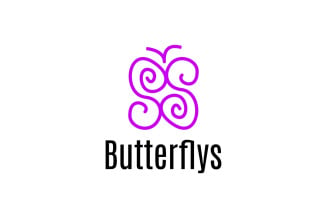 Butterfly - Monogram SS Logo