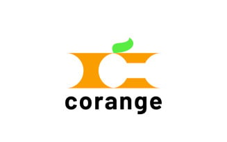 C Orange - Negative Clever Logo