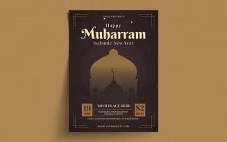 Muharram Islamic New Year Flyer Template