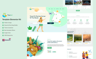 Tourvel – WordPress Elementor Website Kit for Travel Agencies, Tour Operators, and Vacation Booking