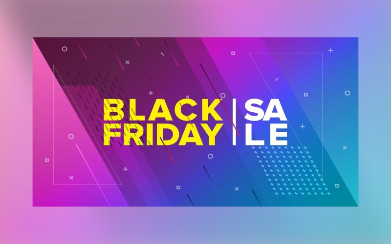 Black Friday Sale Banner For Limited Time Product Mockup