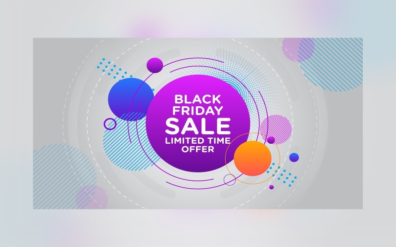 Black Friday Sale Limited Offer Sale Abstract Background Design Product Mockup