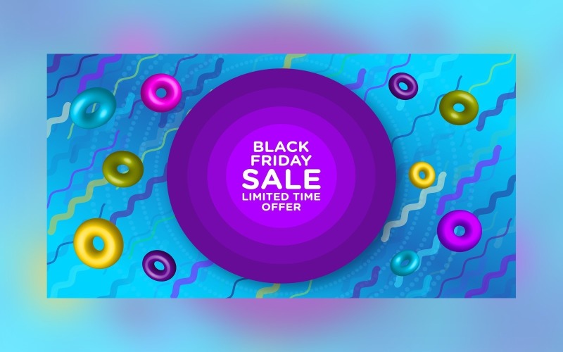 Black Friday Sale Limited Offer Sales Abstract Background template Product Mockup