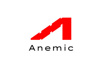 Dynamic Bold Letter A Red Logo