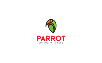 Parrot Point Logo Design Template