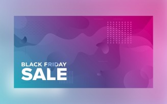 Professional Black Friday Sale Banner With Design Template