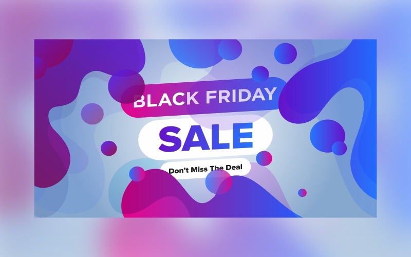 Sale Banner Of Black Friday Background Design Product Mockup