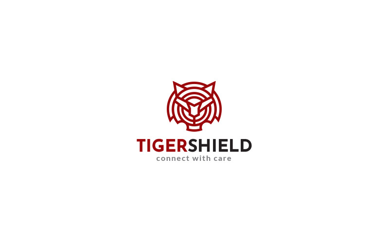 Tiger Shield Logo Design Template Logo Template
