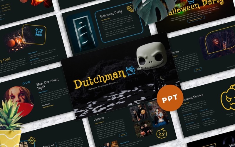 Dutchman - Halloween Powerpoint PowerPoint Template