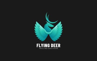 Flying Deer Gradient Logo