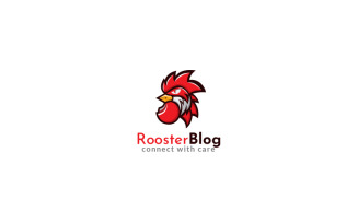 Rooster Blog Logo Design Template