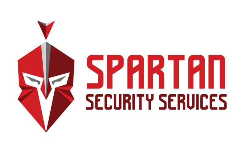 Spartan Security Services Logo Template