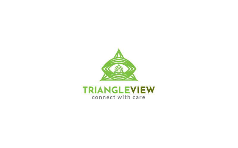 TRIANGLE VIEW Logo Design Template Logo Template