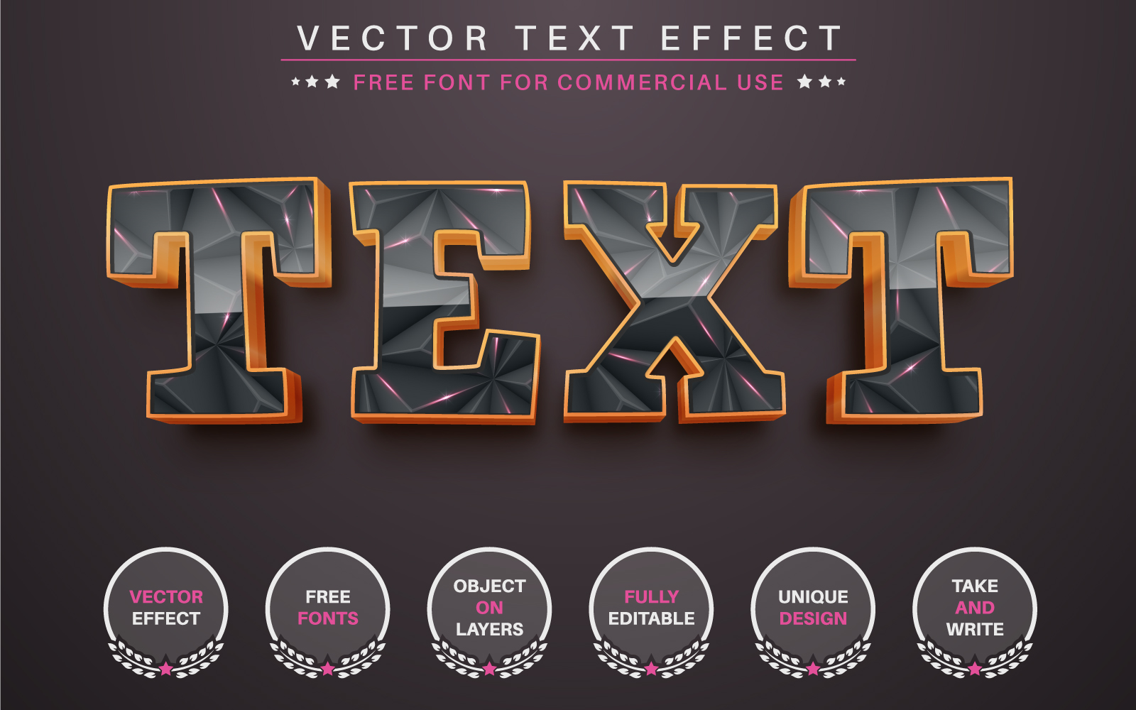 Template #205643 Effectfont Styleeditable Webdesign Template - Logo template Preview