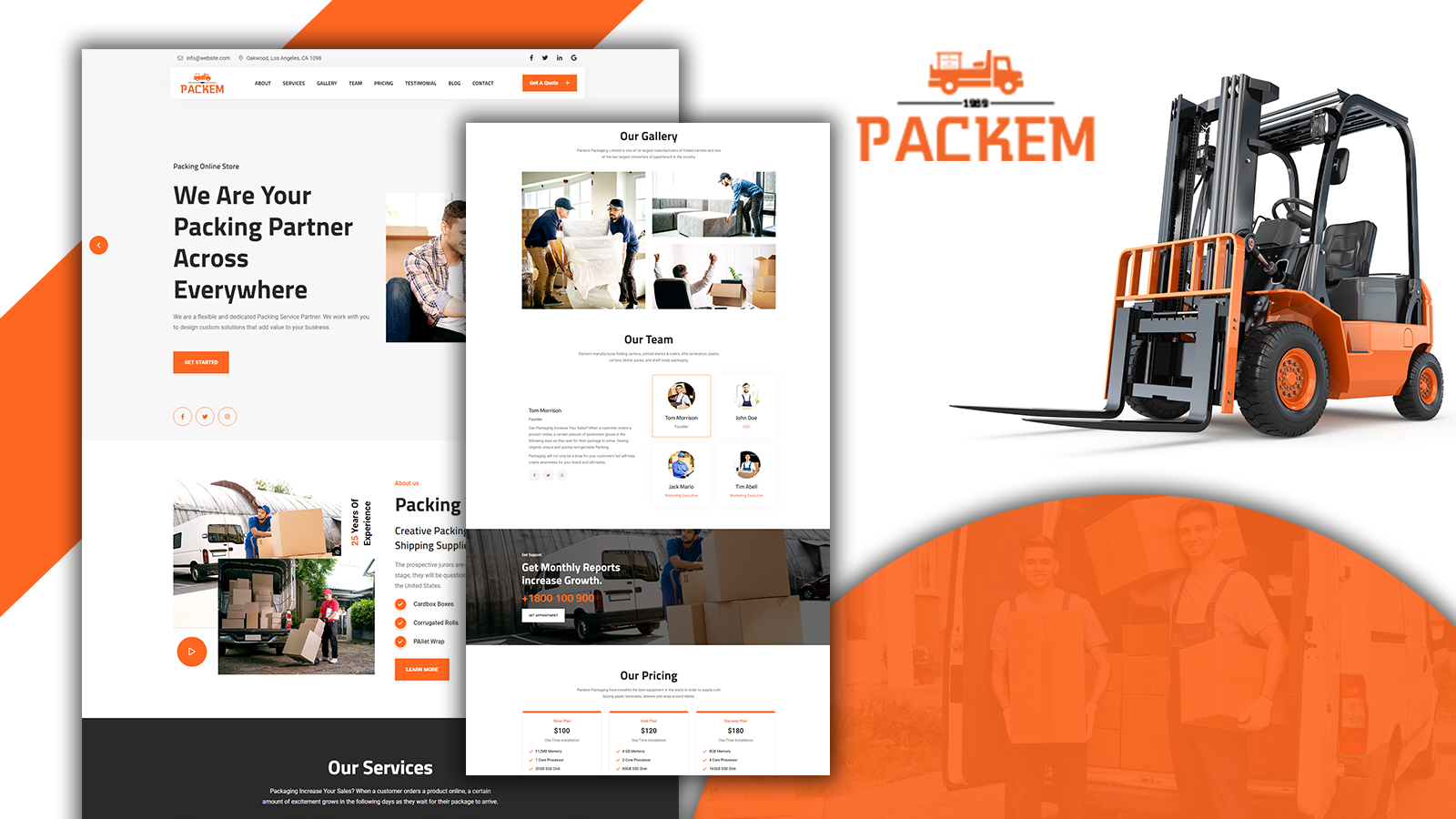 Jumboo-Packem Moving Company & Shipping WordPress  Themes 205699