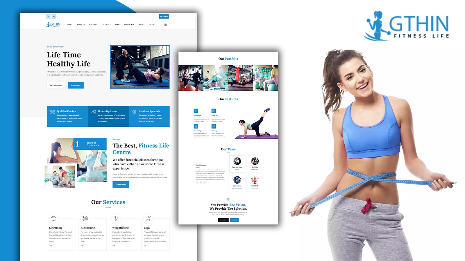 Kit Graphique #205700 Fitness Fitness Web Design - Logo template Preview