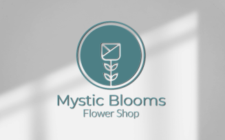 Flower Shop Business Logo Template