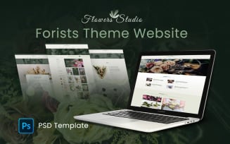 Artist - Forists Theme Website Green PSD Template