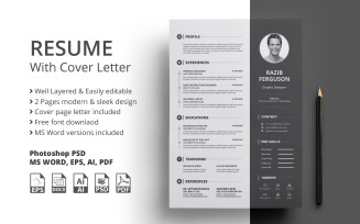 Job Mates - Multipurpose Editable Resume CV Template