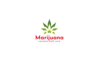 Marijuana Logo Design Template
