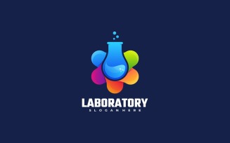 Laboratory Colorful Logo Style
