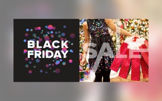 Black Friday Sale For Limited Time Offer Background Design Template
