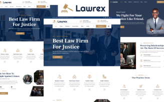 Lawrex - Lawyers & Attorney HTML5 Template