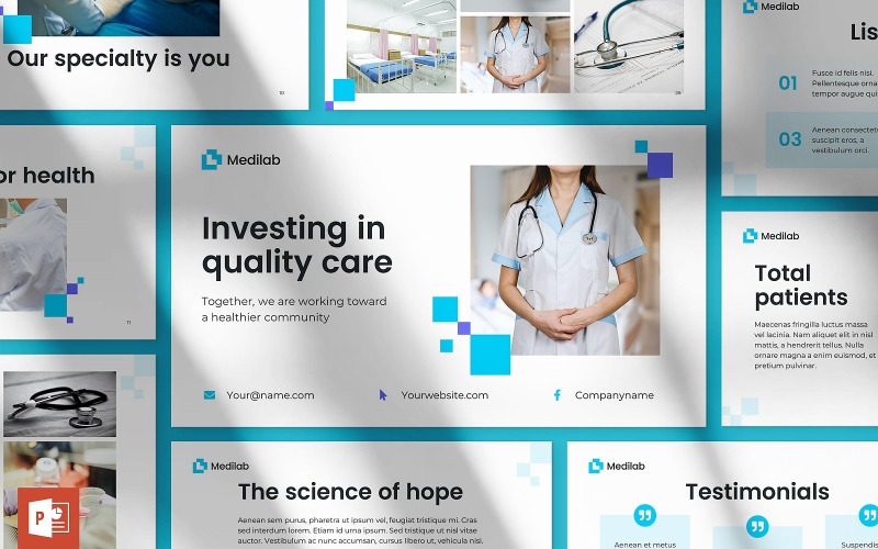 Medical Presentation Powerpoint PowerPoint Template