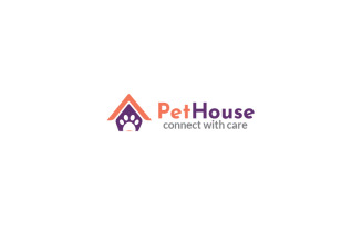 Pet House Logo Design Template