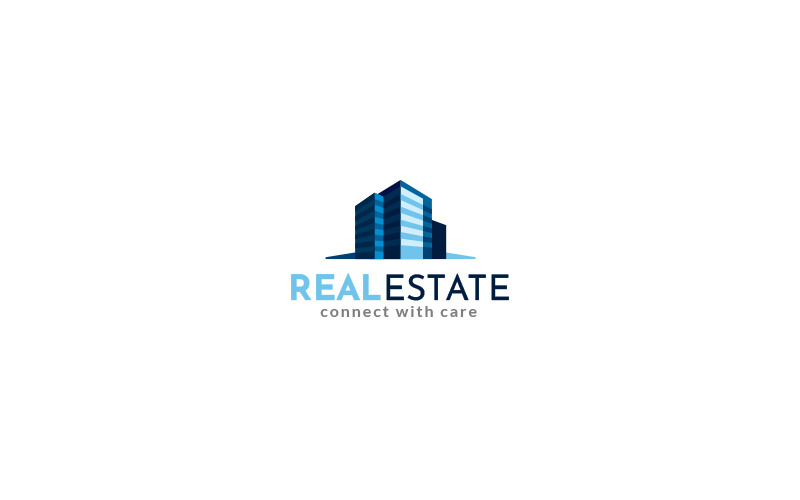 Real Estate Building Design Template Logo Template
