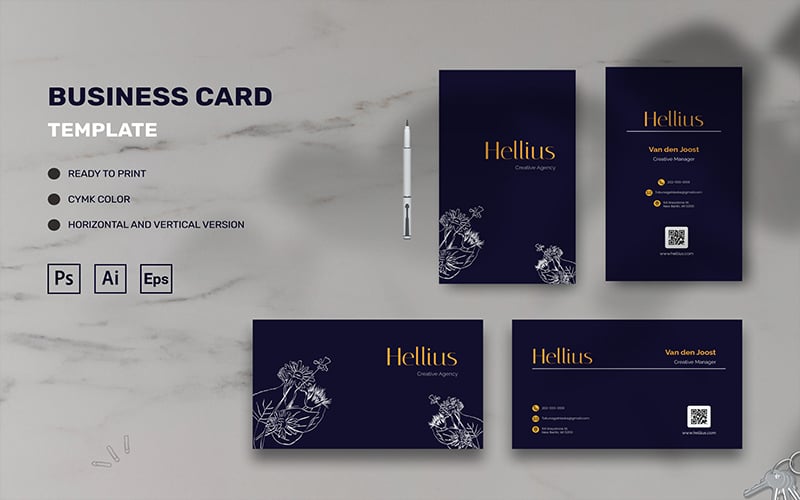 Template #206207 Card Stationery Webdesign Template - Logo template Preview