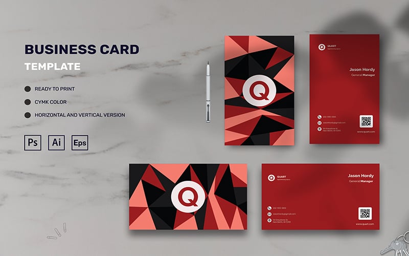 Template #206285 Card Stationery Webdesign Template - Logo template Preview