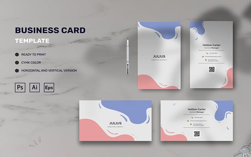 Template #206286 Card Stationery Webdesign Template - Logo template Preview