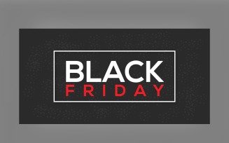 Black Friday Sales Banner Color Background Template