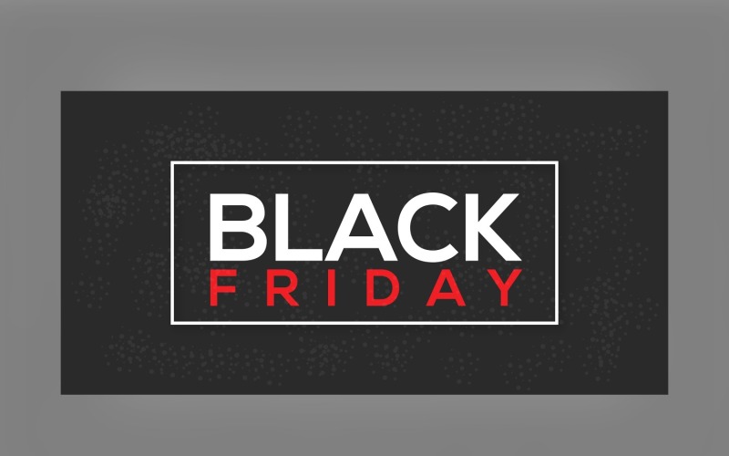 Black Friday Sales Banner Color Background Template Product Mockup
