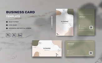 Flowing - Business Card Template