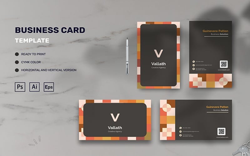 Vallath - Buisness Card Template Corporate Identity