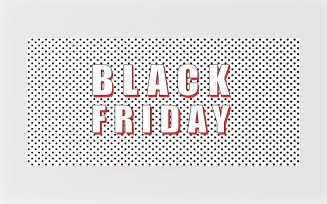 Creative For Black Friday Sale Banner On Black And Whit Color Background Design