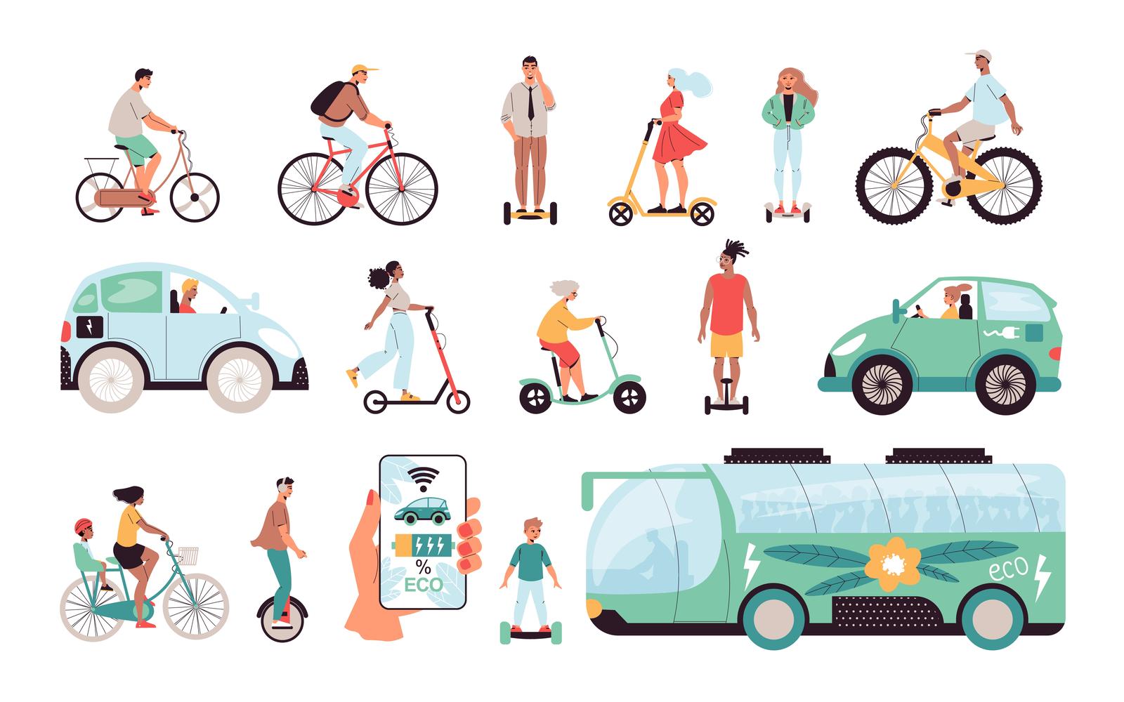 Kit Graphique #206880 Transport Cycliste Web Design - Logo template Preview