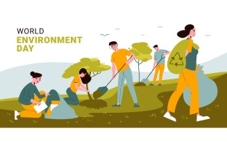 World Environment Day 2 Vector Illustration Concept