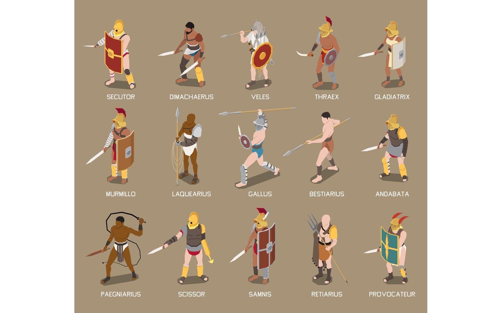 Kit Graphique #206913 Gladiator Secutor Divers Modles Web - Logo template Preview