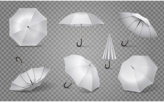 Realistic Umbrella 10 Vector Illustration Concept