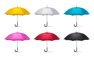 Realistic Umbrella 11 Vector Illustration Concept