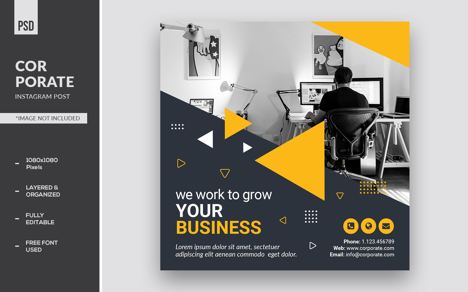 Kit Graphique #207119 Business Instagram Divers Modles Web - Logo template Preview