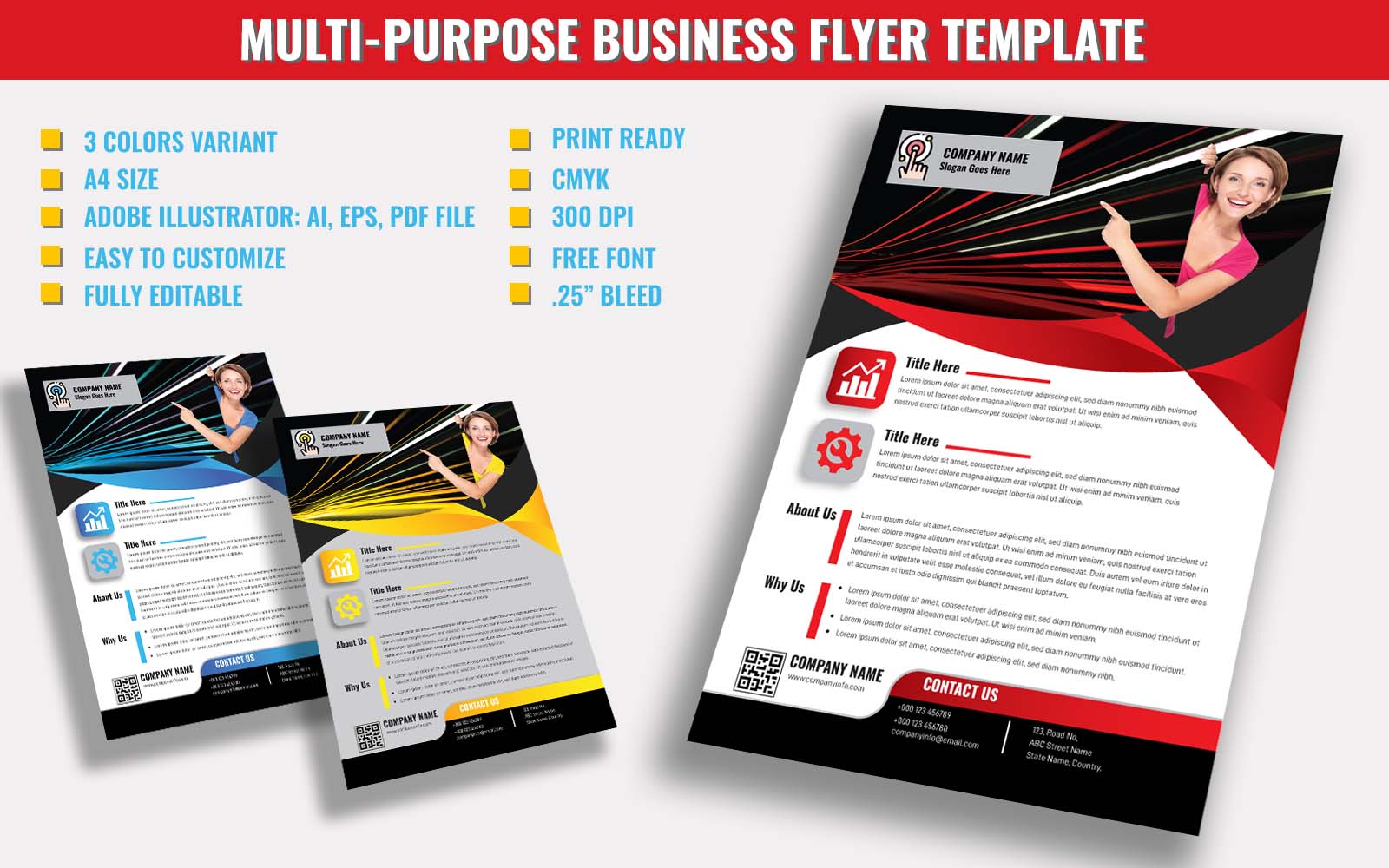 Template #207181 Ad Flyer Webdesign Template - Logo template Preview