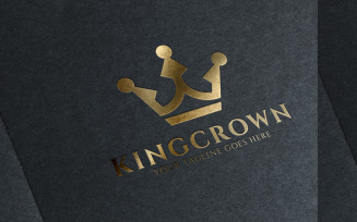 King-Crown Logo Design Template