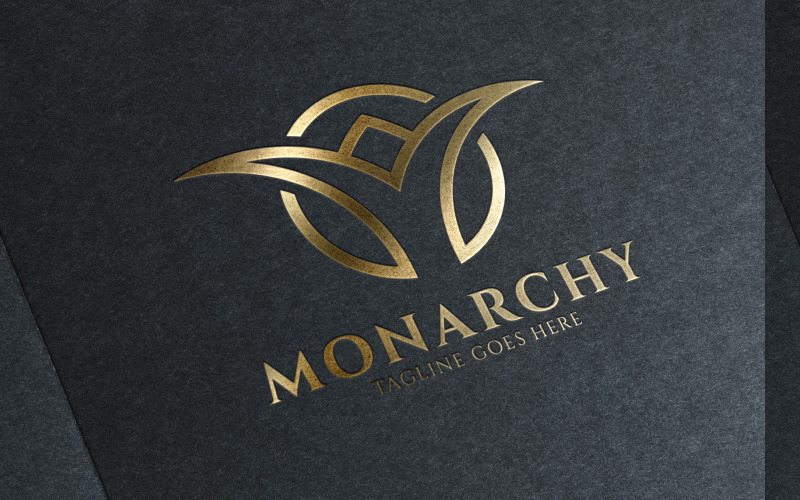 Monarchy-Crown Logo Design Template Logo Template