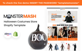 Monster Mash - Halloween Costumes Store Shopify Template
